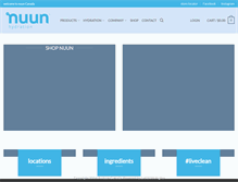 Tablet Screenshot of nuuncanada.com